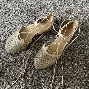Stuart Weitzman Glitter Espadrilles
